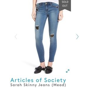 Articles of Society• Sarah Skinny Jean